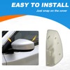 Car Door Rearview Mirror Cover Cap Housing Protective Cover For