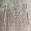 Phocaea Grapes Router Template, Acrylic Template, Woodworking Router Template