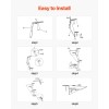 12 X 48 Inch Outdoor Patio Balcony Hanging Table Foldable