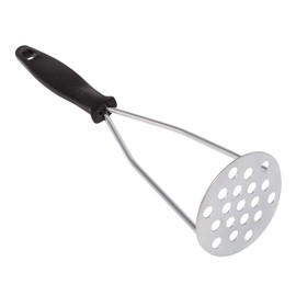 Single Manual Potatoes Chickpea Masher - Hand Stainless Smasher for Food - Steel Handle Tool for Vegetable Potato Mash