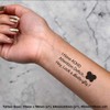 4 x 'Attention Deficit... Hey, a Butterfly' Temporary Tattoos -