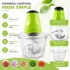 2L Electric Food Chopper for Meal Prep – Stainless Steel
