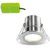 Luceco F-Eco GU10 Standard Fixed Dimmable Downlight, 5 Watts, 3000K