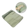 Dog Cooling Mat Breathable Portable Rattan Bed Pet Summer Sleeping