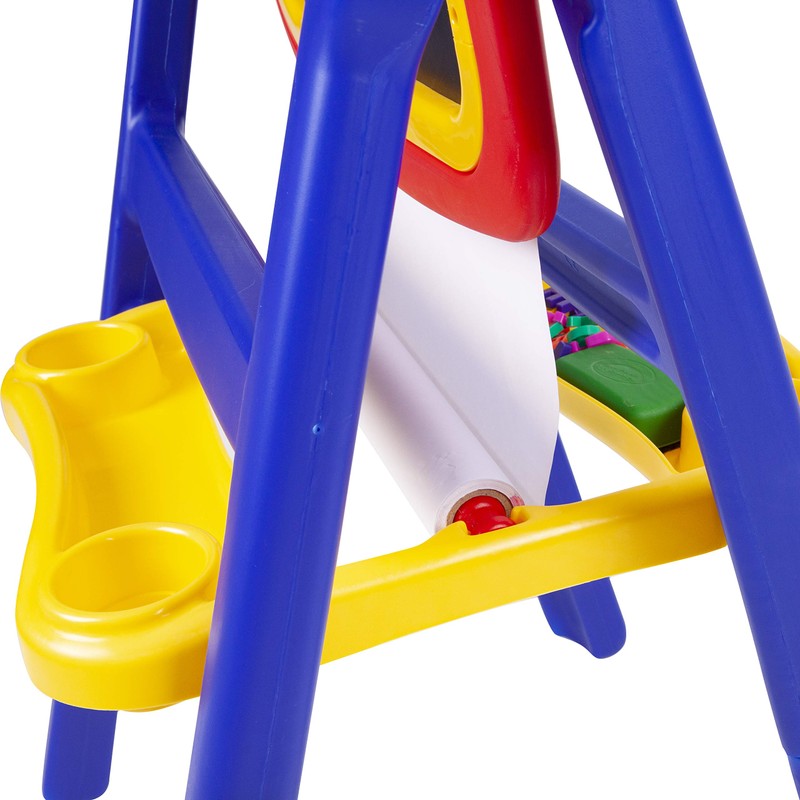 Crayola Qwikflip 2-Sided Kids Easel – 360° Rotating Magnetic Whiteboard