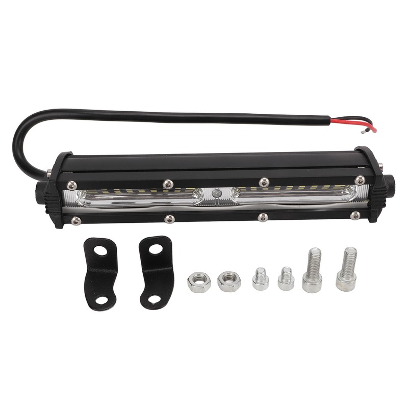 Black Car LED Work Light Driving Lamp 54W Single Row