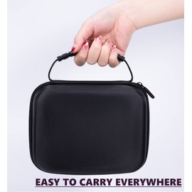 Phomemo Bag 2023 Upgrade Version M110 M200 M221 Label Printer,M220 Thermal Label Maker, P3200 D1600 M04S Sticker Photo Printer,Storage Holder Tape Paper Roll & USB Cable (Box Only)-Black