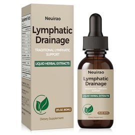 Lymphatic Drainage Drops, 20-in-1 Liposomal Lymphatic Support Drops for Immune & Circulation, Daily Wellness Formula with Dandelion, Echinacea, Cleavers, Burdock Root & Prickly Ash Bark, 2 FL OZ