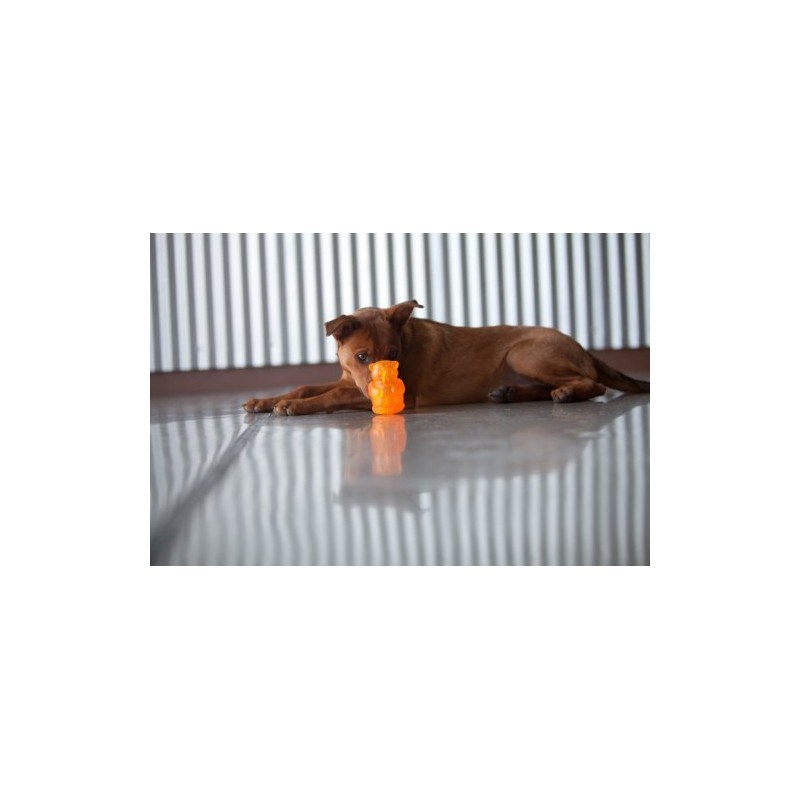 KONG Squeezz Jels Juguete Sonajero con Forma de Castor para