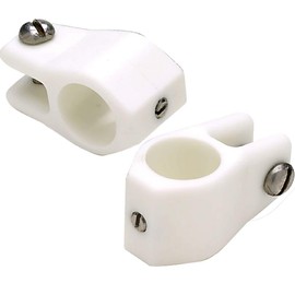 JAW SLIDE 3/4" WHITE 1 Pair per Card