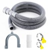Sunenlyst Washing Machine Drain Hose, Universal Dishwasher Hose White