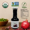 100% Organic Pomegranate Molasses 12.35 Oz Glass Bottle, No Sugar