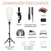 Wig Stand with Head, 22 Inch Canvas Wig Head with