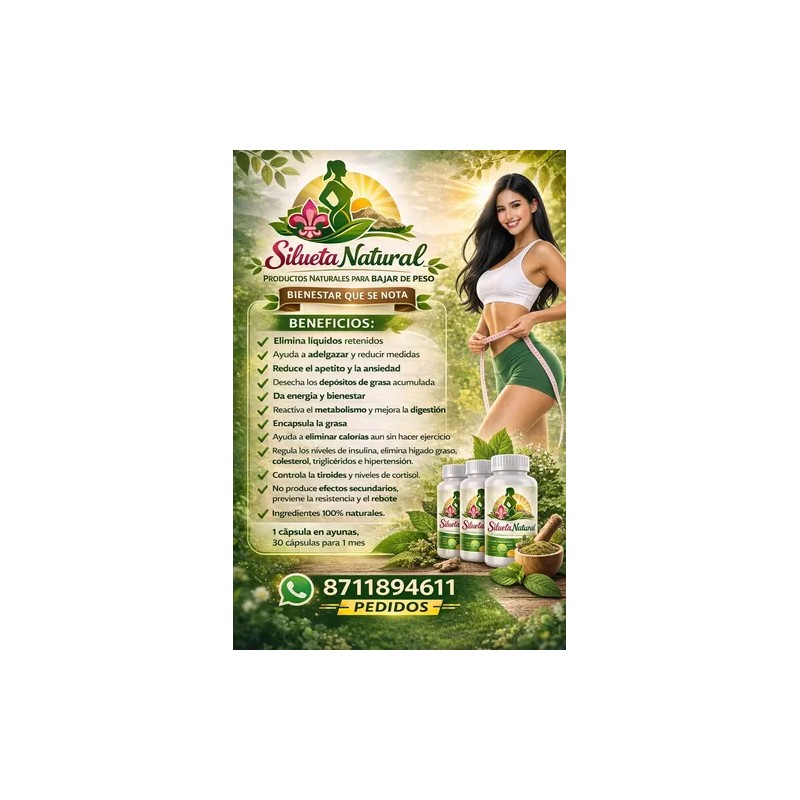 Silueta Natural Cápsulas Para Bajar De Peso