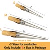 FCOUIID Marine Rope Splicing Spike FID with Wood Handle, Swedish
