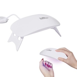 Gel Nail Light, UV Light, 6W, Compact, Foldable, For Nail Resin, USB Powered Type, Portable, Won't Damage Skin, Curing Light, Nail Art DIY, For Beginners, Professionals, Business Trips, Travel, Home