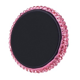 Tofficu Rhinestone Magnetic Car Phone Holder Adjustable Air Vent Mount for Smartphones Compatible Stylish Design for Easy Access