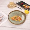 jinsongdafa Ceramic Dinner Plates Dish Set,Set of 4,for Lunch snacks