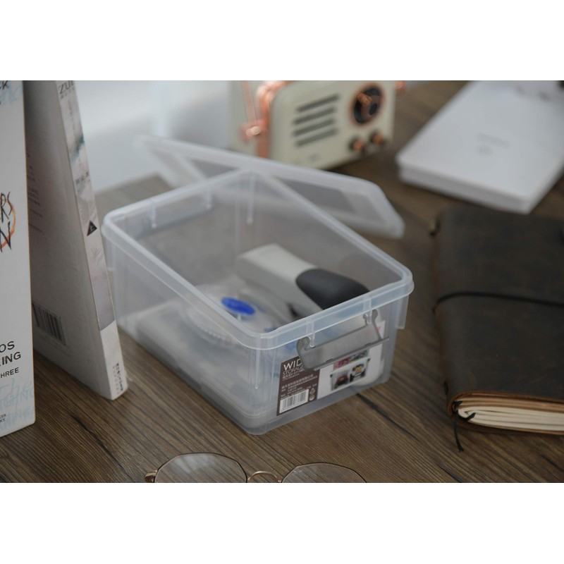 Citylife 1.3 QT 6 Pack Small Storage Bins Plastic Storage