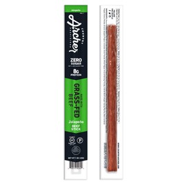 Jalapeño Beef Sticks by Country Archer | 100% Grass-fed Beef | Antibiotic Free | Gluten Free | 18 Count