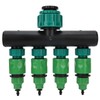 DN20 DN25 FNPT 4 Way Garden Hose Faucet Splitter with