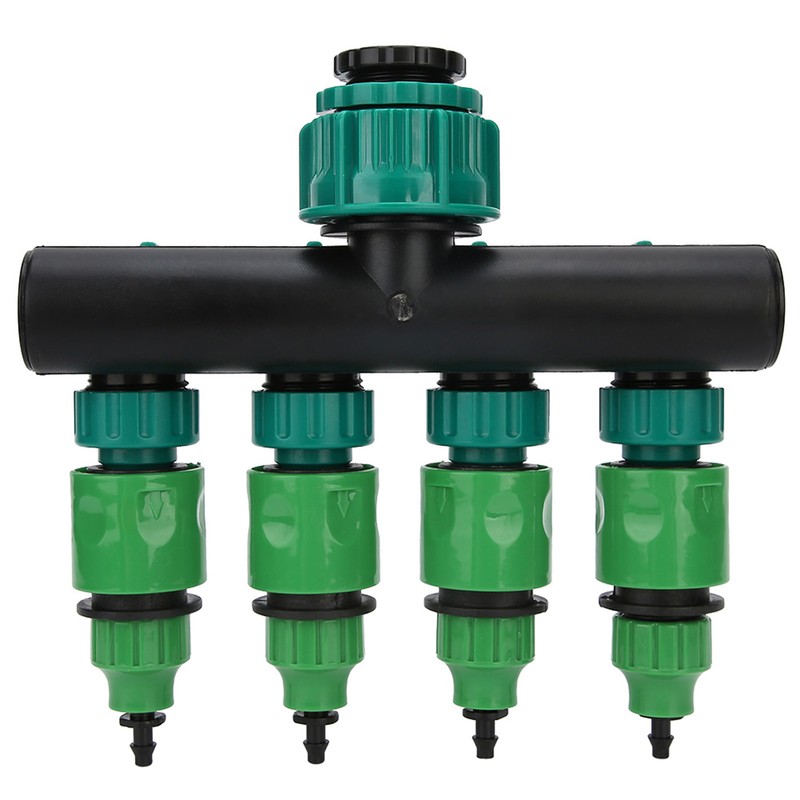 DN20 DN25 FNPT 4 Way Garden Hose Faucet Splitter with