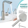 generic 1set 42mm Width 304 Stainless Steel Faucet Handle Kit,for