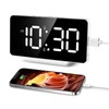 KeeKit Digital Alarm Clock, LED Alarm Clock with 6.5’’ Large