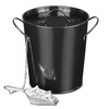 bar@drinkstuff Party Time Ice Bucket and Scoop Attached by Chain