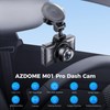 AZDOME M01 Dual Dash Cam Front and Rear with Free