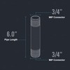 Supply Giant OQDI5682 3/4 Inch x 6 Inch Pipe Nipple,