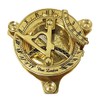 Nautical Sundial Compass - Solid Brass Sun Dial 3" Brass