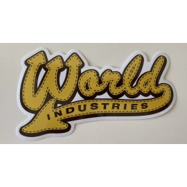 World Industries Sticker Skateboard Sticker Vintage 90’s Skateboards Flameboy