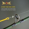HERCULES Pre-Tied Loop Fly Fishing Leader 6 Pack with Tapered