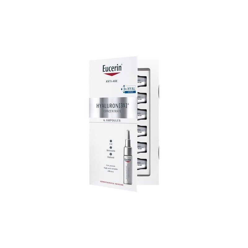 [6-Week Pore Serum] Eucerin Hyaluronic 3X Concentrate 5ml*6 / 유세린