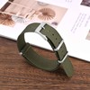 ANNEFIT Nylon Watch Band 21mm, One-Piece Waterproof Military Watch Straps