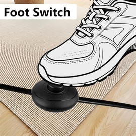 VOCOCIDOL Spot Lights Indoor Floor Lamp, 6W Uplighting Indoor, Floor Can Lights for Plants Pictures Corner Ambient Lighting, 2 Pack