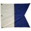 JCS 31x36 Slip-On Alpha Flag - High-Visibility Blue & White