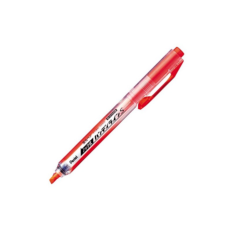 Pentel XSXNS15-F Retractable Handy Line Small Pack Highlighter, Orange