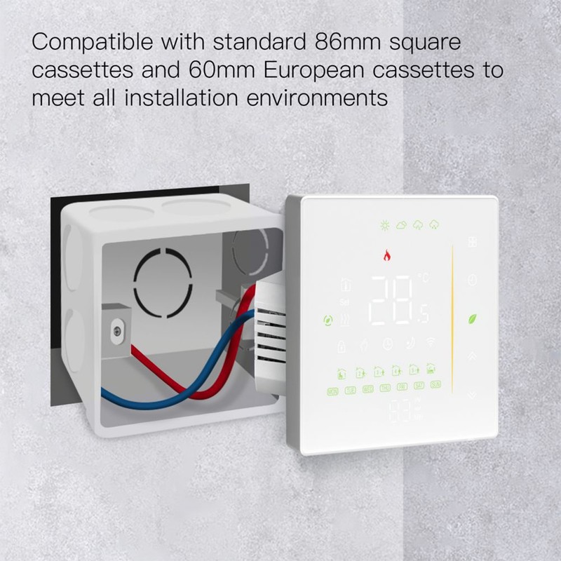 Home Water Floor Heating Thermostat Programmable Intelligent Thermostat Switch Multi