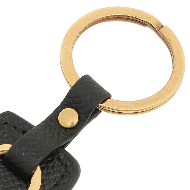 Salvatore Ferragamo 22E014 GANCINI Key Ring, Women's, (1) NERO(0734287)