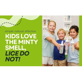 Buggin Out Mystical Mint Spritzer - 8oz Peppermint Essential Oils - Non Greasy Formula - Daily Use For Kids & Adults | buggin out