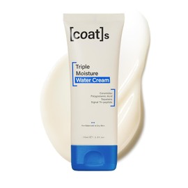 COATS COATS Triple Moisture Water Cream C Preppy Skincare- Lightweight Gel Moisturizer, Non-Greasy, for Balanced Skin, Lightweight Hydration, Barrier Repair, Clean Ingredients, Fragrance-Free- 30 Day Supply