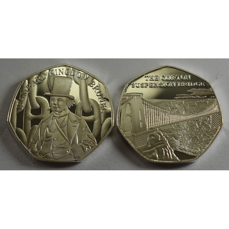 The Commemorative Coin Company ISAMBARD KINGDOM BRUNEL & CLIFTON SUSPENSION