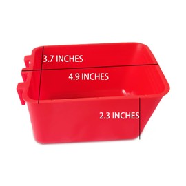 AMZSYLV Pack of 10 Cage Cups Birds Feeders Seed Bowl Chicken Feeding Watering Dish Rabbit Water Food Hanging Wire Cages Box 8 oz Coop Cups for Pet Parrot Parakeet Game Fowl Poultry Pigeon