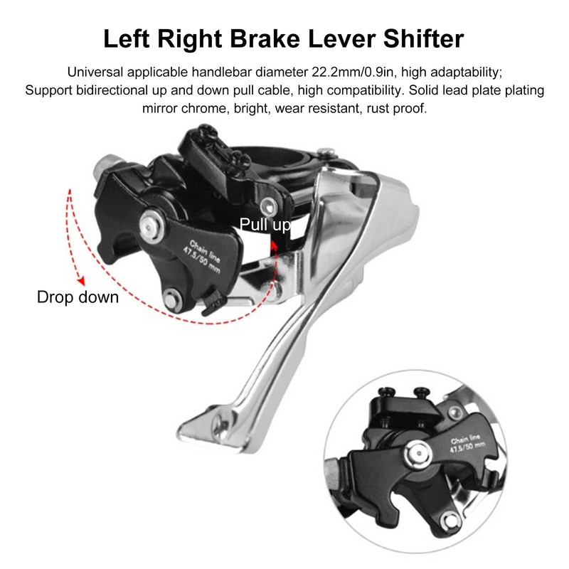 WAKE Bike 3x8 24 Speed Groupset Bike Left Right Brake