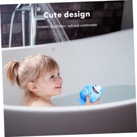 LALAFINA Cute Bath Sponges for Pack Shower Loofah Sponge Bath Scrubbers Unicorn Shark Theme