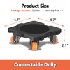 ONEON Add-on 4Pack Connectable Dolly Furniture Movers with 360° Rotating