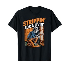 Trippin' For A Livin' Funny Skeleton Electrician Lover T-Shirt