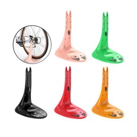 HUIOP Bike Floor Type Parking Rack Hub Mount Bicycle Stand Height Adjustable for MTB Mountain Road Bike,Parking Rack Stand